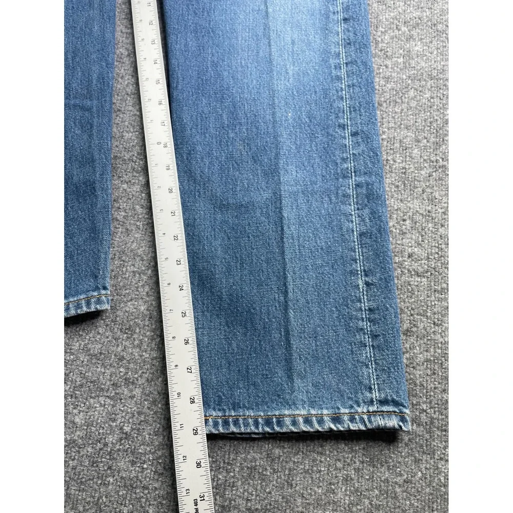 Levi's 501 Original Fit Jeans Men 36x30 Blue Medium Wash Button Fly Denim‎